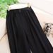 Suitable For All Seasons 2791 Tencel Washed Linen Draped High Waist Slimming Straight Scythe Narrow Wide Leg Covering Flesh Nine Points Pants_ecoleips.com
