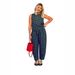 2025 Cross-Border European American Women's Fashion TK New Solid Color Plaid Loose Casual Sleeveless Vest And_ecoleips.com