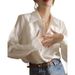 Aria Basics Aria Basics French Outlet Women's Clothing, Brand Discount, Original Design Pleated Silk Blouse For Women_ecoleips.com