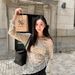 2026 Autumn Hot Item Feeling Oblique Shoulder Blending Retro Design Feeling Irregular Hem Temperament Mesh Small Shirt Top For Women_ecoleips.com