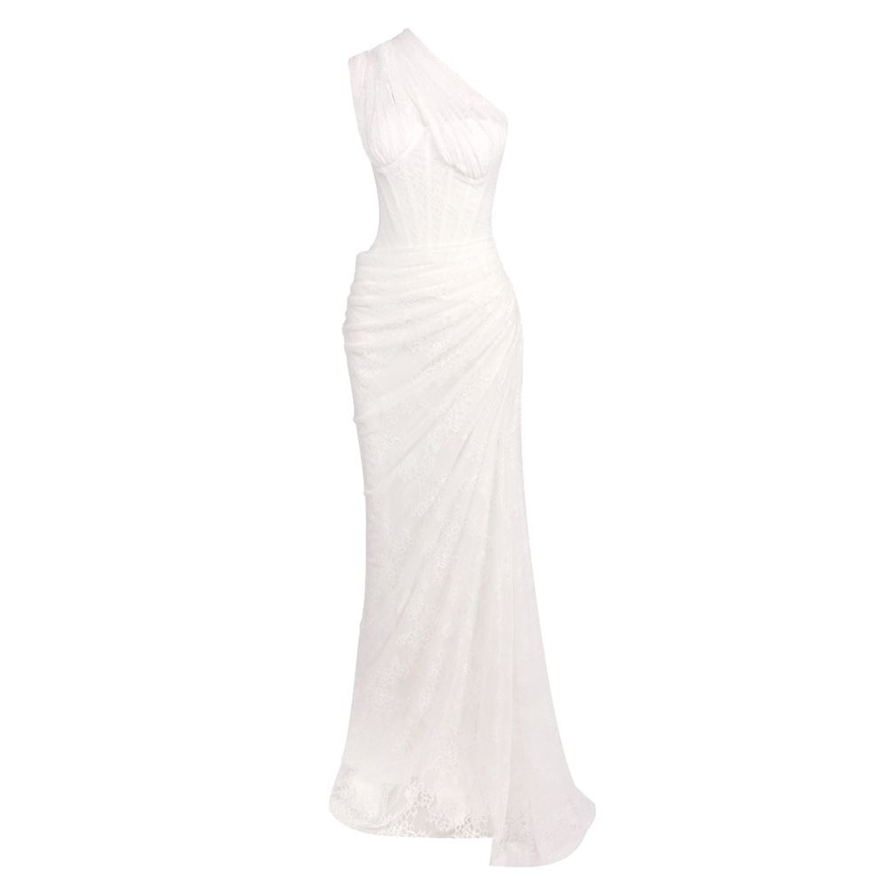 Women's Clothing Women's Bodycon Dress Wine Red Pleated Fishtail Maxi With Tie Waist Style For Vacation For Formal & Casual For Women_ecoleips.com