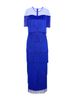 Women's Clothing Mesh Splicing Tassel Round Neck Dress High Waist Slim Evening Sexy Hip Skirt Dresses_ecoleips.com