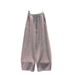 Women's Clothing Collection Sparkling Full Rhinestone Cyan Color Curved Blade Drawstring Sweatpants Casual Cotton Pants_ecoleips.com