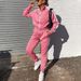 Women's Casual Solid Color Two Piece Set Fashion Sports Autumn Winter New Arrivals_ecoleips.com