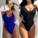 Shencai Cross-Border Sexy Fashion Backless Cross-Strap Solid Color Halter Slim Bikini Swimsuit Aliexpress Ti226_ecoleips.com