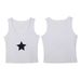 Summer New Arrival Women's Racerback Top Embroidered Star Print round Neck Sleeveless Backless European And American Style_ecoleips.com