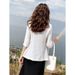 2025 Spring/Summer Linen Blazer, Thin Cotton-Linen Suit, Korean Sun Protection Jacket, Casual British Style Women's Coat_ecoleips.com