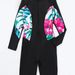 European American Foreign Trade One-piece Long-sleeve Printed And Surfing Sun-protective Women's Swimsuit, Diving Suit,_ecoleips.com