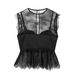 Women's Lace Trimmed Top Summer New Arrival Mature Sexy Style_ecoleips.com