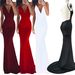 Women's Clothing Fashionable And Sexy Suspender Backless Long Skirts New Cocktail Party Evening Dresses_ecoleips.com