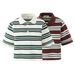 European And Cross-border 2026 Spring Long-sleeve American Retro Color-block Striped Polo Shirt With Collar, Loose_ecoleips.com