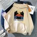 2025 New Vintage Couple's Spring And Autumn Thin Comfortable Hooded White Sweatshirt For Women,_ecoleips.com