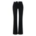 Hot Girl Waist To Hip Ratio Denim Flared Pants, New Autumn Style, Slimming, High Elasticity, Leg Lengthening Flared Pants_ecoleips.com