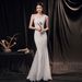 Women's Clothing Evening Dress Temperament Celebrity Party Dinner Party Sexy Long Slim Fishtail Dress_ecoleips.com