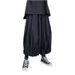 plus Size Wide Leg Pants Women's Spring Summer Boyfriend Style Casual Elastic Waist Cropped Loose Pleated Lantern Pants_ecoleips.com