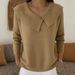 K New Fashionable Retro Playful Temperament Show Thin Collar Sweater Versatile Knitted Lazy_ecoleips.com