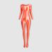 Women's Clothing Rhythmic Gymnastics Clothing Yoga Elastic Glossy Tights Body Shaping Bodybuilding Sports All Inclusive Jumpsuit Women's Long Sleeved_ecoleips.com