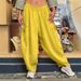 Suitable For All Seasons 2024 Autumn Winter New Casual Solid Color Pocket Loose Long Pants Women's Fashion_ecoleips.com