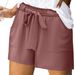 Women's Loose-Fit Drawstring Shorts – Breathable Cotton Linen Casual Summer Pants With Pockets (Black/Navy/6 Colors, S-2XL)_ecoleips.com