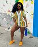 Women's Clothing Sexy Ladies Hollow Lapel Knitted Shorts Suit_ecoleips.com