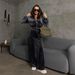 Women's Long Sleeve Hooded Cardigan & Elastic Trousers Set – Street Style Loungewear For Casual Comfort_ecoleips.com