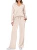 2023 European And American Autumn Winter New Fashion Casual Women's Long Sleeve Drawstring Solid Color Commuter_ecoleips.com