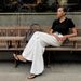 European American Style White Women's Workwear Trousers, Fashionable Versatile, High-waisted Casual Loose And Simple,_ecoleips.com