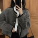 French Retro Style Women's Jacket, High-end, Trendy, Slimming, Short Cardigan Top For Spring_ecoleips.com