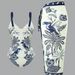 Elegant One-Piece Swimsuit Wrap Skirt High End Beach Hot Spring Cover-Up Women's Clothing Swimwear_ecoleips.com