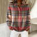 Women's Clothing Solid Color Knit Cardigan 3D Print Collared Top Autumn Winter Regular Fit Shirt_ecoleips.com
