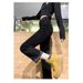 Women's Straight-leg Jeans Autumn And Winter 2024, New Style For Petite Figures, High-waisted Slim-fit Cropped Cigarette_ecoleips.com