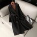 Fashionable Double-Sided Woolen Belted Coat For Women, Slim Fit, Mid-Length, 2025 Autumn/Winter New Trend_ecoleips.com
