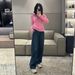 B*V's Favorite Italian Banana Pants, Super Elastic Silhouette, High-waisted, Slimming, Versatile Straight Wide-leg Jeans_ecoleips.com