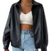 Women's Clothing Retro Motorcycle Leather Jacket Autumn Winter Fashion Top Coat Stylish Couple's Outerwear_ecoleips.com