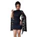 European American Cross-border 2026 New Fashion Lace Small Stand-up Collar Slit Long-sleeve Sexy Dress For Women_ecoleips.com