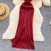 YuooMuoo Ins Hot Sexy Wrap Hips Split Knitted Dress Women Brand Fashion Wedding Guest Look Long Party Dress Lady Sweater Vestido_ecoleips.com