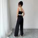 Women's Clothing Summer Style Color Block Jumpsuit For Women Black White Romper Casual Streetwear For Formal & Casual For Women_ecoleips.com