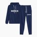 Women's Clothing Women's European American Style Sports Sweatshirt Set Casual Fashion Hooded Fleece Lined Two Piece Letter Print_ecoleips.com