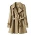 ng2510292 Elegant Short Trench Women, 2026 New Fashion, Korean Style Women's Coat For Spring And Autumn_ecoleips.com