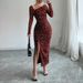 2026 Spring New Arrival: Cross-Border European American Foreign Trade Women's Clothing - Elegant And Sexy Leopard Print_ecoleips.com