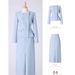 Blue Commuter Suit For Women High-End Two Piece Formal Attire With Jacket And Skirt Elegant Fashionable New Style Youthful Professional_ecoleips.com
