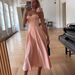 Women's high-end dress French dress sexy hollow suspender skirt three-dimensional flower mid-length skirt_ecoleips.com
