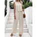 2025 Summer European And American Women's Fashion Sleeveless Vest Casual Long Pants Set Cross-Border Trade New_ecoleips.com