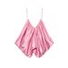 Aria Basics Aria Basics Z Cross-Border European And American 2025 New Fashion Camisole For Women Summer Silk Satin Texture Ruched Top 3776019_ecoleips.com