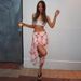 Verve Ins Women's Fashion 2025 Summer New Mesh Plaid Print Irregular Low Waist Spicy Girl Style Skirt_ecoleips.com