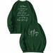 Women's Fleece-Lined Hoodie With Letter Print - Oversized Streetwear Pullover, Soft Polyester Casual Sweatshirt_ecoleips.com