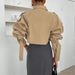 Autumn Winter Short Trench Coat – Vintage Retro Oversized Blazer With Double Breasted Buttons & Epaulettes, Casual Office Wear, Flyaway Sleeves_ecoleips.com