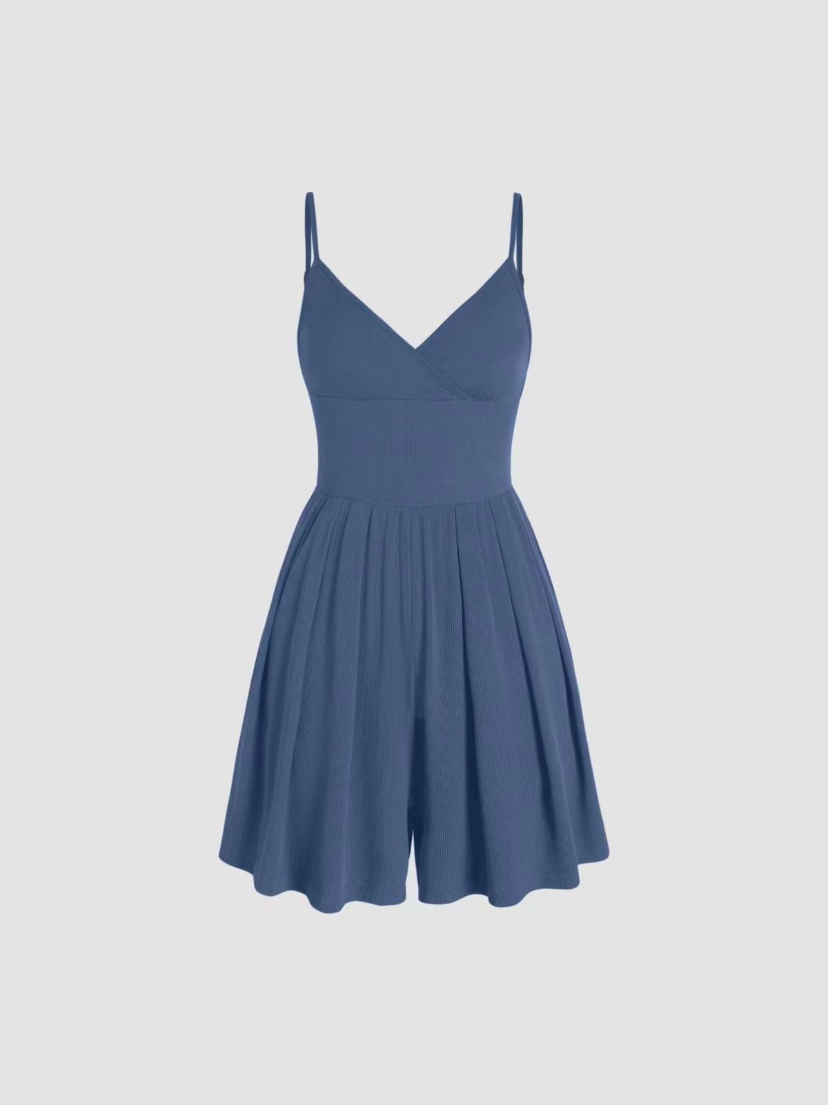 2026 European And American Foreign Trade Summer Pantsuit, Solid Color Elegant Commuter Suspender Shorts, Fashionable_ecoleips.com