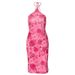 2026 Summer Hot New Women's Halter Neck Strapless Fashion Printed Dress Wholesale_ecoleips.com