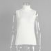 Cross-Border Knitted European And American 2026 Early Autumn High Neck Sleeveless Base Shirt + Sweater Cardigan Set For_ecoleips.com